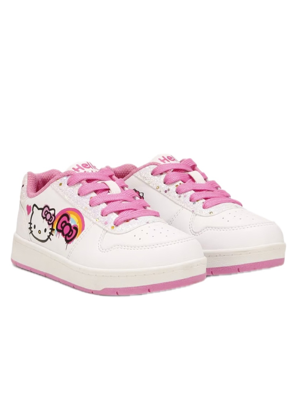White & Pink Hello Kitty Sneakers F